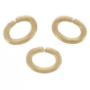 Anillas ovaladas abiertas 4x3x0,7 mm - Acero inoxidable 304L Doradox100