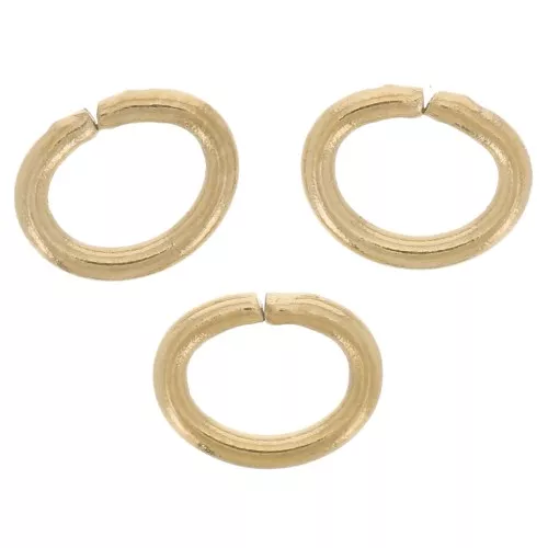 Anillas ovaladas abiertas 5x4x0,8 mm - Acero inoxidable 304L Doradox100