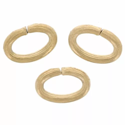 Anillas ovaladas abiertas 6x4x1 mm - Acero inoxidable 304L Doradox100
