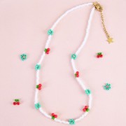 Cierre mosquetón de 10 mm con cadena de extensión y estrella - acero inoxidable 304L x1