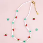 Cierre mosquetón de 10 mm con cadena de extensión y estrella - acero inoxidable 304L x1