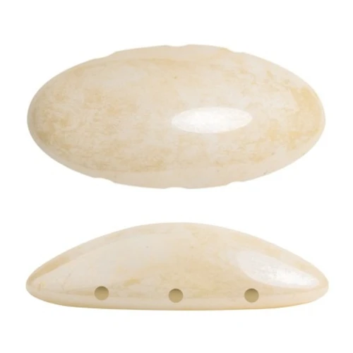 Athos 3D 3 agujeros® by Puca® 20x10 mm - Opaque Beige Ceramic Look x1
