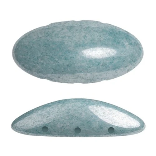 Athos 3D 3 agujeros® by Puca® 20x10 mm - Opaque Blue Ceramic Look x1
