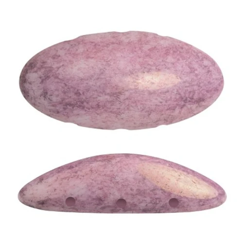 Athos 3D 3 agujeros® by Puca® 20x10 mm - Opaque Light Rose Ceramic Look x1