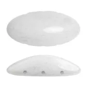 Athos 3D 3 agujeros® by Puca® 20x10 mm - Opaque White Ceramic Look x1