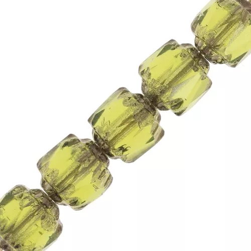 Facetadas Antiguas 6 mm Olivine Bronze x20