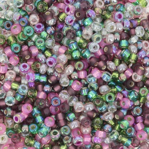 Mix de rocallas Miyuki 11/0 MIX-10 - Heather x8gr