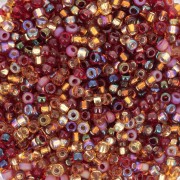 Mix de rocallas Miyuki 11/0 MIX-46 - Cranberry Harvest x8gr|raw }}