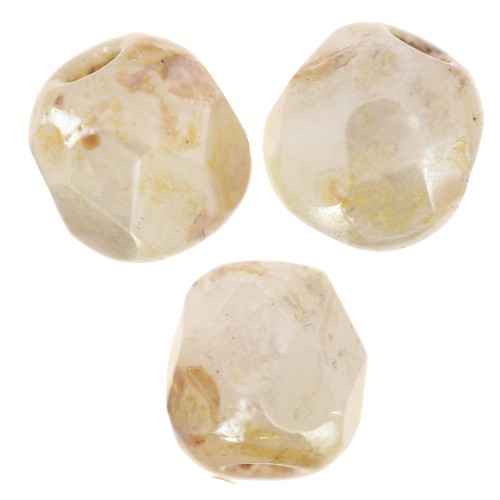 Facetas 3 mm Blanco Tiza Marfil x50