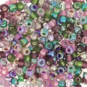 Rosa - Mix de rocallas Miyuki 8/0 MIX-17 - Heather x8g Mix de rocallas Miyuki 8/0 MIX-17 - Heather x8g