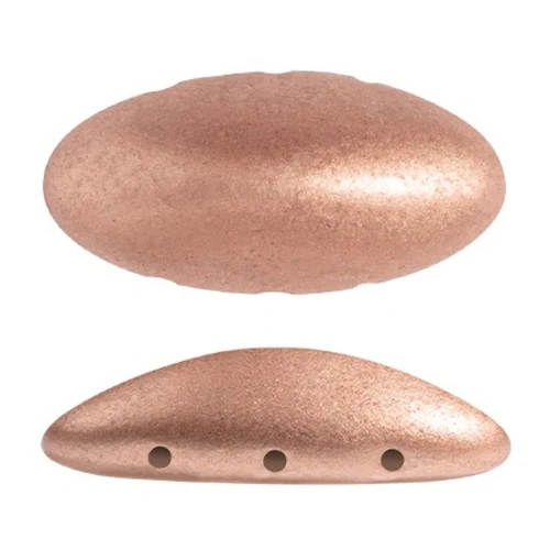 Athos 3D 3 agujeros® de Puca® 20x10 mm - Light Copper Mat x1