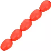 Perles poires nacrées PureCrystal 5821 11x8 mm - Crystal Neon Red Pearl x5