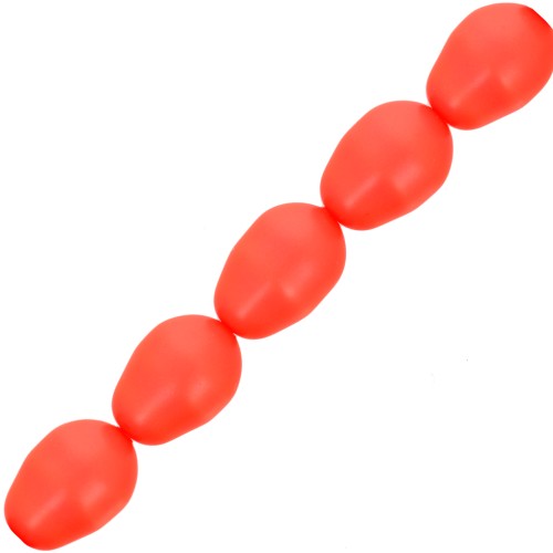 Perlas PureCrystal 5821 11x8 mm - Crystal Neon Red Pearl x5