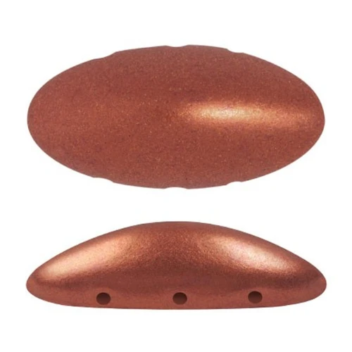 Athos 3D 3 agujeros® de Puca® 20x10 mm - Red Copper Mat x1
