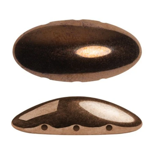 Athos 3D 3 agujeros® de Puca® 20x10 mm - Dark Bronze x1