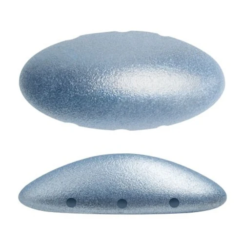 Athos 3D 3 agujeros® by Puca® 20x10 mm - Azul claro metalizado mate x1