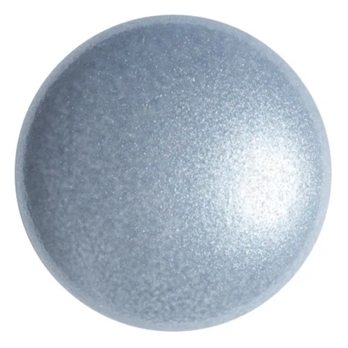 Cabujón redondo de vidrio de Puca® 25 mm - Light Blue Pearl x1