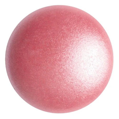 Cabujón redondo de vidrio de Puca® 25 mm - Pink Pearl x1