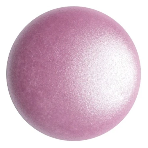 Cabujón de vidrio redondo de Puca® 25 mm - Rose Pearl x1