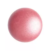 Cabujón redondo de vidrio de Puca® 18 mm - Perla rosa oscuro x1