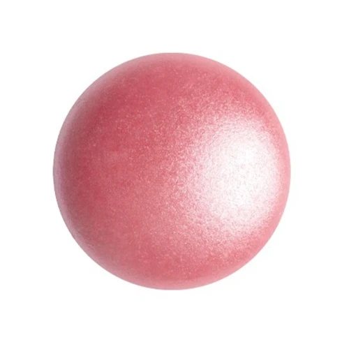 Cabujón redondo de vidrio de Puca® 18 mm - Perla rosa oscuro x1