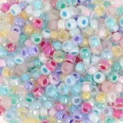 Blanco - Mix de rocallas Miyuki 8/0 MIX-15 - Spring Flowers x8g Mix de rocallas Miyuki 8/0 MIX-15 - Spring Flowers x8g