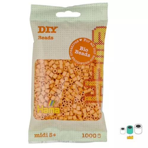 Hama Perlas de planchar bio - MIDI 5 mm - Albaricoque (n°105) x1000