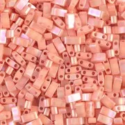 Cuentas Miyuki Half Tila 5 x 2,3 x 1,9 mm HTL-596-1 - Op Tea Rose Luster x 10 g