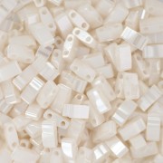 Miyuki Half Tila Beads 5x2.3x1.9 mm HTL-592 - Antique Ivory Pearl Ceylon x10g|raw }}
