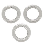 Anillas cerradas 5x1 mm - Plateado 925 x10|raw }}