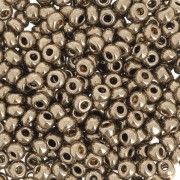 Cuentas de Rocalla Preciosa 8/0, 3 mm - Bronce dorado, 20 g