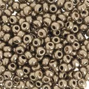Cuentas de Rocalla Preciosa 8/0, 3 mm - Bronce dorado, 20 g