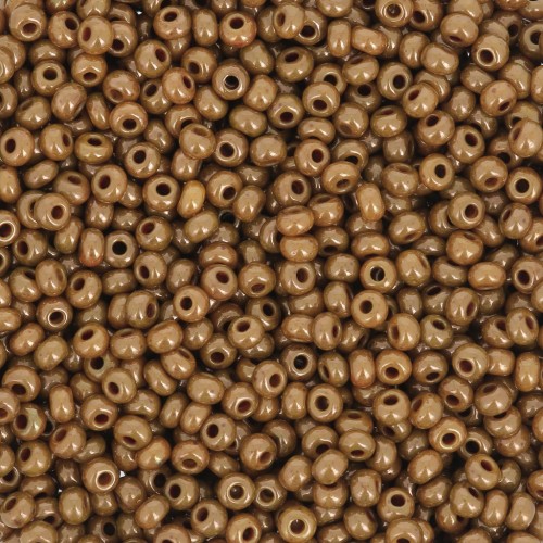 Cuentas de Rocalla Preciosa 11/0 de 2 mm - Opaque Yellow Rose Luster x20 g