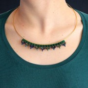 SuperDuo 2,5x5 mm - Summer Rainbow Green x10g