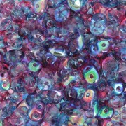 SuperDuo 2,5x5 mm - Summer Rainbow Dark Violet x10g