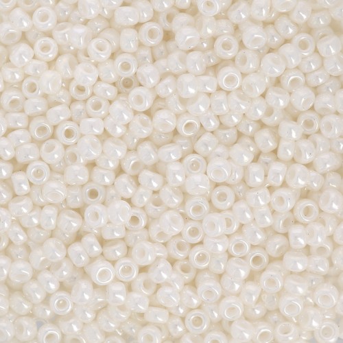 Rocalla Miyuki 11/0 591 - Ivory Pearl Ceylon - Paquete de 100g