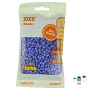 Hama Perlas de planchar bio - MIDI 5 mm - Lavanda (n°107) x1000