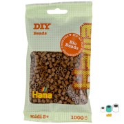 Perlas de planchar Hama Bio - MIDI 5 mm - Marron glacé (n°76) x1000|raw }}
