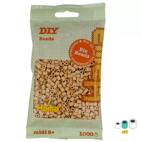 Perlas de planchar Hama Bio - MIDI 5 mm - Beige (n°27) x1000