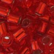 Miyuki Delica 8/0 DBL0043 -  Silver Lined Flame Red x8g|raw }}