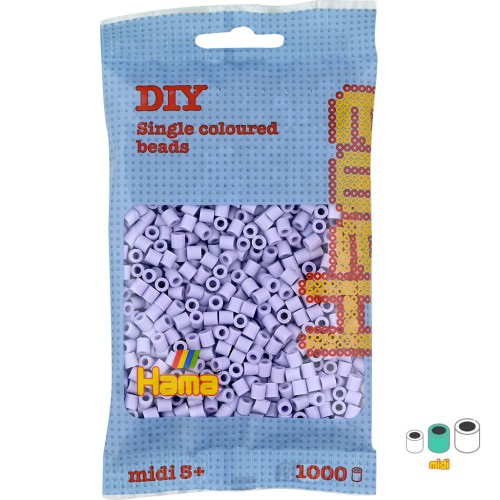 Perlas de planchar Hama MIDI 5 mm - Lavanda claro (n°106) x1000