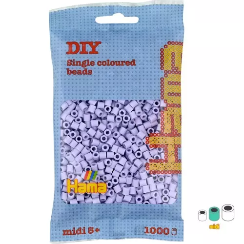 Perlas de planchar Hama MIDI 5 mm - Lavanda claro (n°106) x1000