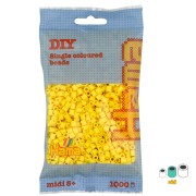 Perlas de planchar Hama MIDI 5 mm - Amarillo claro (n°103) x1000