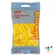 Perlas de planchar Hama MIDI 5 mm - Amarillo claro (n°103) x1000