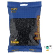 Perlas de planchar Hama MIDI 5 mm - Negro (n°18) x3000|raw }}
