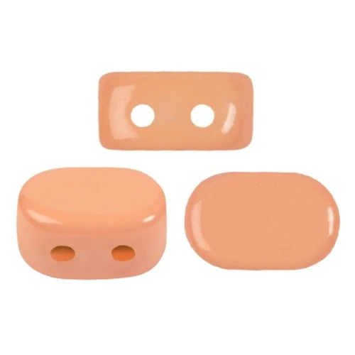 Cuentas de vidrio Lipsi® de Puca® 4x6 mm - La Divine Peach x10g