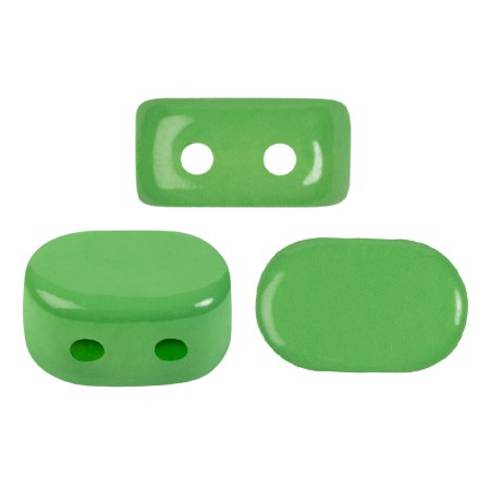 Cuentas de vidrio Lipsi® de Puca® 4x6 mm - La Divine Pistachio x10g