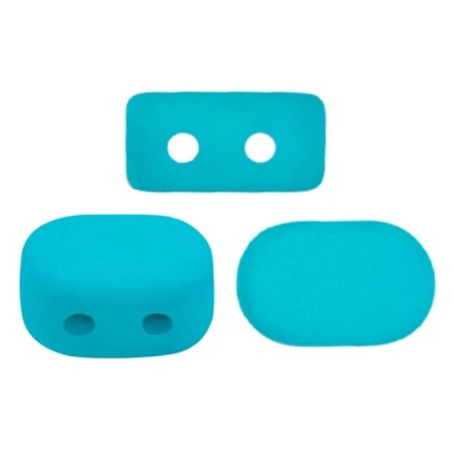 Cuentas de vidrio Lipsi® de Puca® 4x6 mm - La Divine Aqua Mat x10g