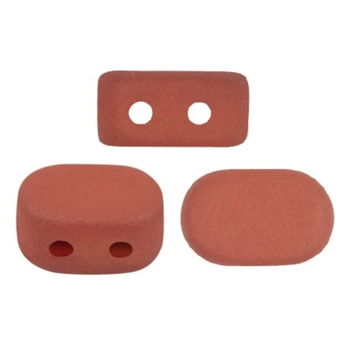 Cuentas de vidrio Lipsi® de Puca® 4x6 mm - La Divine Terracotta Mat x10g