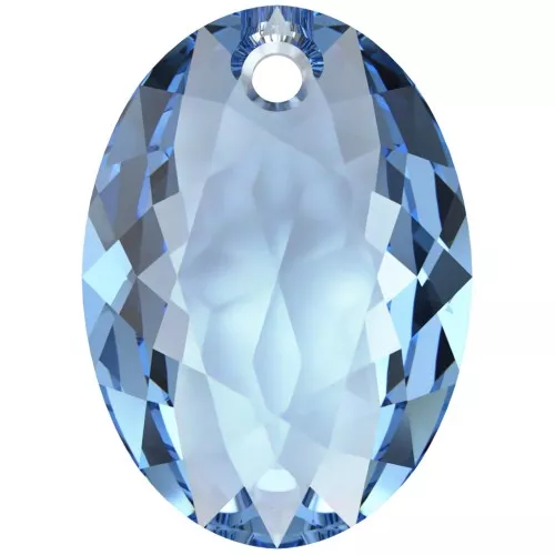 PureCrystal 6438 Colgante talla elíptica 16 mm - Reinvented Cool Blue x1